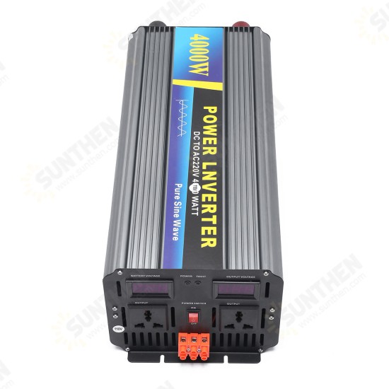 4000W Power Inverter Pure Sine Wave DC 24V to AC110V Converter