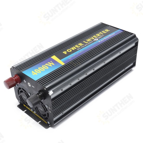 4000W Power Inverter Pure Sine Wave DC 24V to AC110V Converter