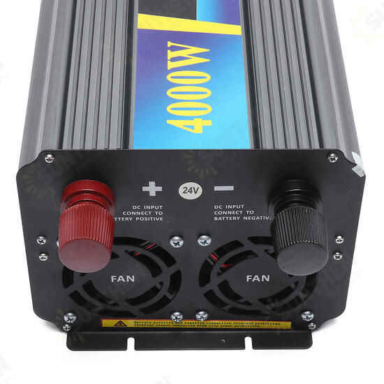 4000W Power Inverter Pure Sine Wave DC 24V to AC110V Converter