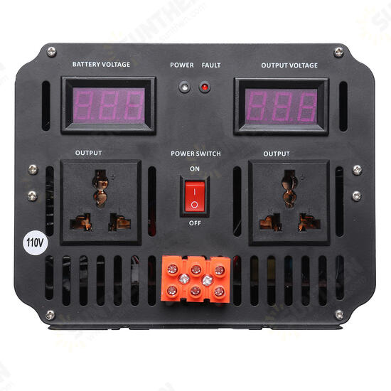 4000W Power Inverter Pure Sine Wave DC 24V to AC110V Converter 4000W Power Inverter Pure Sine Wave DC 24V to AC110V Converter