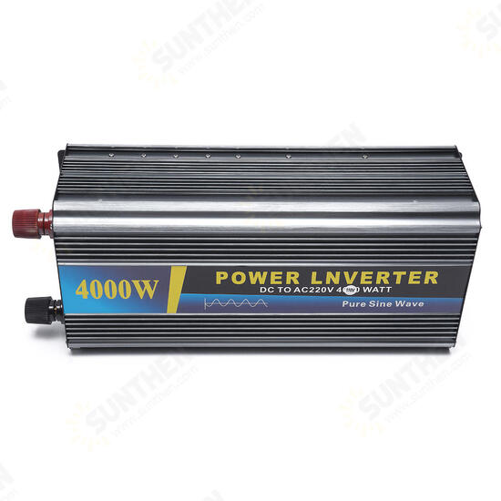 4000W Power Inverter Pure Sine Wave DC 24V to AC110V Converter