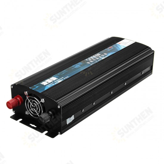 5000W Intelligent Power Inverter DC 12/24V To AC 220V Modified Sine Wave Inverter Dual LCD Display