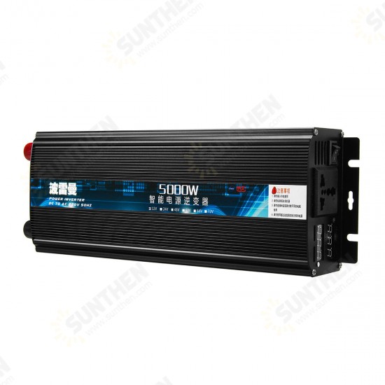 5000W Intelligent Power Inverter DC 12/24V To AC 220V Modified Sine Wave Inverter Dual LCD Display 5000W Intelligent Power Inverter DC 12/24V To AC 220V Modified Sine Wave Inverter Dual LCD Display