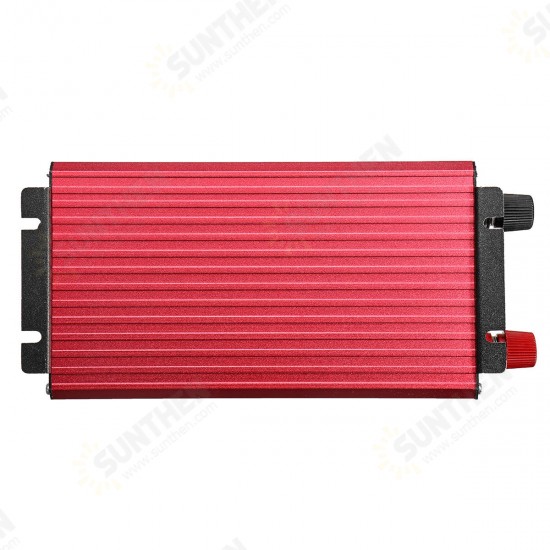 500W DC 12V/24V to AC 110V/220V Modified Sine Wave Power Inverter 4 USB