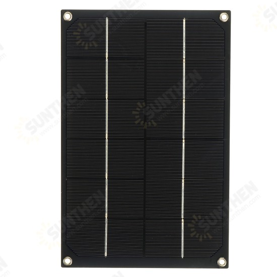 5V 7W Portable Solar Panel Kit USB Charger Kit Monocrystalline Silicon PET Solar Power Panel Solar Controller