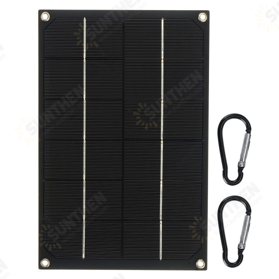 5V 7W Portable Solar Panel Kit USB Charger Kit Monocrystalline Silicon PET Solar Power Panel Solar Controller