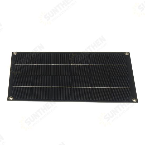 5V 7W Portable Solar Panel Kit USB Charger Kit Monocrystalline Silicon PET Solar Power Panel Solar Controller