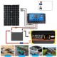 6000W DC 12V To AC 110V/220V Intelligent Screen Solar Power Inverter 18V 18W Solar Panel 30A 12V/24V Solar Converter Kit