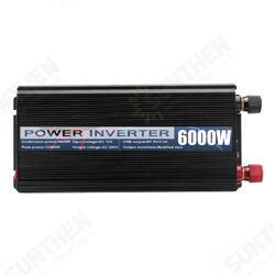 6000w Peak Power Inverter DC12V To AC220V Modified Sine Wave Inverter Car Converter 6000w Peak Power Inverter DC12V To AC220V Modified Sine Wave Inverter Car Converter