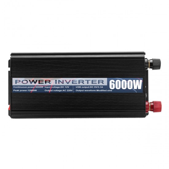 6000w Peak Power Inverter DC12V To AC220V Modified Sine Wave Inverter Car Converter