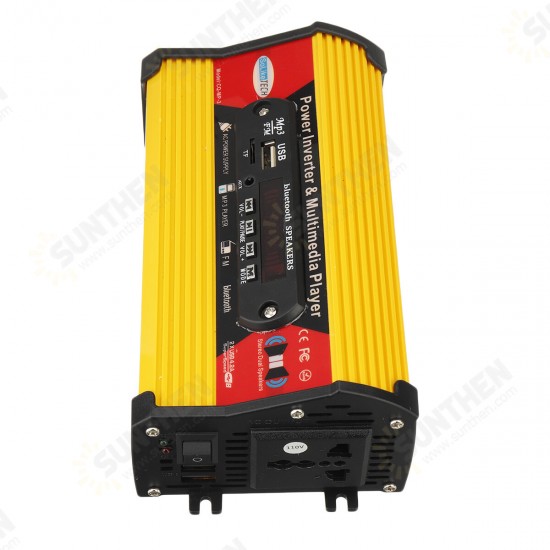 600W Car Power Inverter Modified Sine Wave Solar Inverter Power Inverter & MP3 Multimedia Player