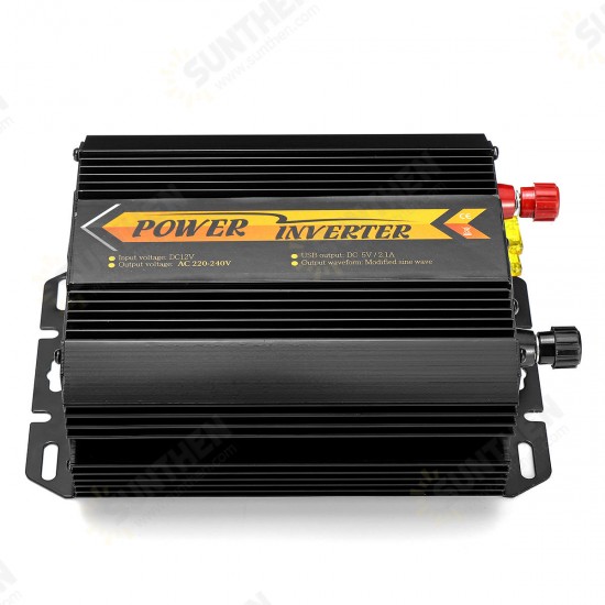 600W Peak Power Inverter 12V/24V To 220V-240V Digital Modified Sine Wave Converter