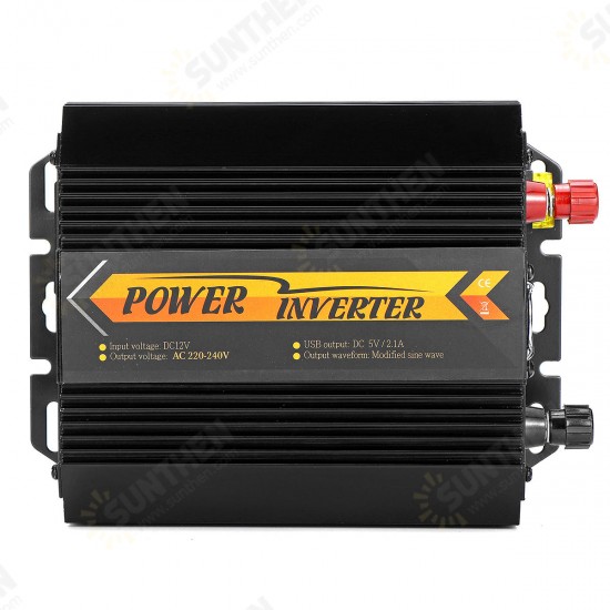 600W Peak Power Inverter 12V/24V To 220V-240V Digital Modified Sine Wave Converter