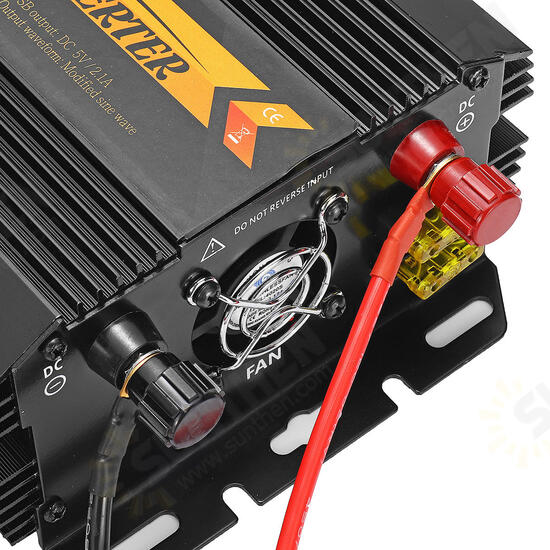 600W Peak Power Inverter 12V/24V To 220V-240V Digital Modified Sine Wave Converter