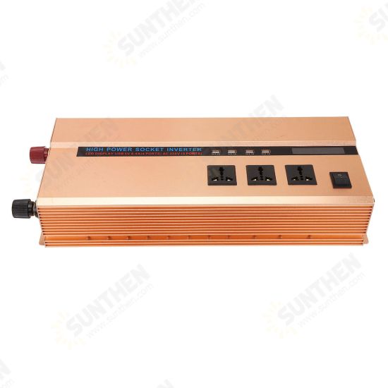 8000W Peak 3000W Modified Sine Wave Power Inverter 12V/24V To 220V 12V to 110V DC To AC Converter 8000W Peak 3000W Modified Sine Wave Power Inverter 12V/24V To 220V 12V to 110V DC To AC Converter