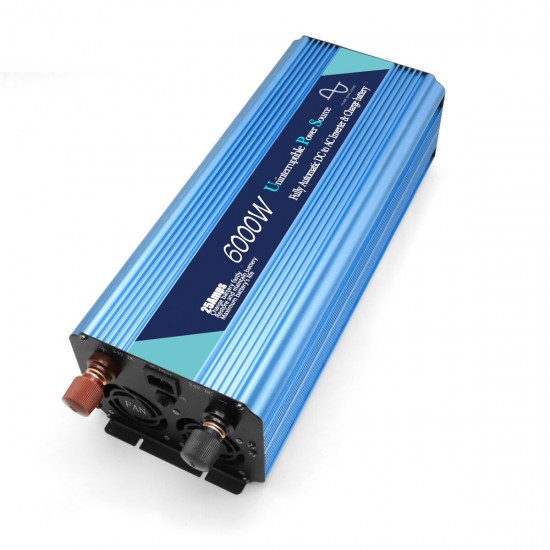BET3000S 6000W 12V/24V To 220V Pure Sine Wave Power Inverter Battery Charger UPS Converter
