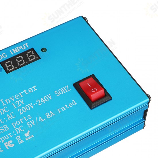 Car Power Inverter DC 12V/24V to AC 220V Voltage Converter USB Charger Auto Inversor Car Power Inverter DC 12V/24V to AC 220V Voltage Converter USB Charger Auto Inversor