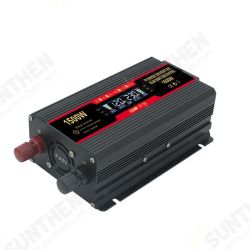 DC 12V 24V to AC 210V-240V 1500W 2000W 2600W Power Inverter Intelligent Screen LCD Display EU Plug Modified Sine Wave Adapter Dual 3.1A USB