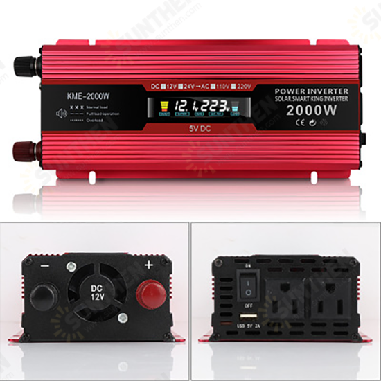 KME-2000W LCD Solar Inverters Anti-reverse Protection Inverter Modified Sine Wave Power Inverter