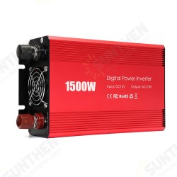 Portable 1500W Car Power Inverter DC 12V to AC 110V Modified Sine Wave Converter Portable 1500W Car Power Inverter DC 12V to AC 110V Modified Sine Wave Converter