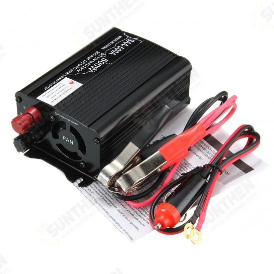 Solar Power Inverter 500W Peak 12V DC To 220V AC Modified Sine Wave Converter