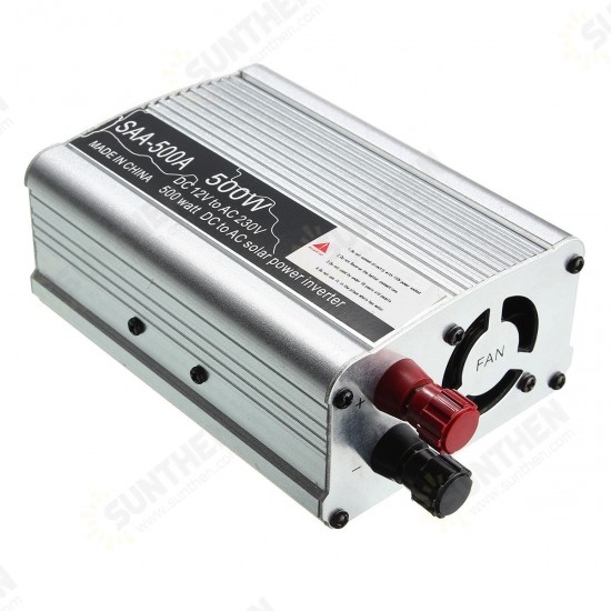Solar Power Inverter 500W Peak 12V DC To 220V AC Modified Sine Wave Converter Solar Power Inverter 500W Peak 12V DC To 220V AC Modified Sine Wave Converter