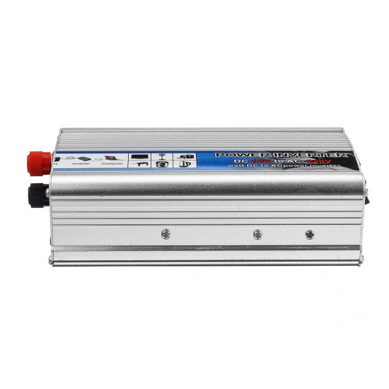Solar Power Inverter 500W True DC 12V to AC 220V USB Modified Sine Wave Converter Car Power Inverter Charger Adapter