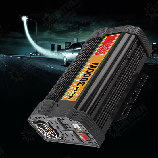 Solar Power Inverter 6000W Peak DC 12V To AC 110V Modified Sine Wave Converter