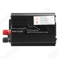 Solar Power Inverter USB Modified Sine Wave Converter DC 12V to AC 220V Car Power Inverter Charger Adapter