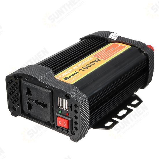 UNNC-2 2000W Peak 12V DC To 220V AC Solar Power Inverter Car Modified Sine Wave Converter