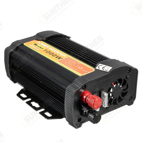 UNNC-2 2000W Peak 12V DC To 220V AC Solar Power Inverter Car Modified Sine Wave Converter