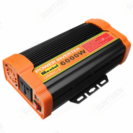 UNNC-8 6000W Solar Power Inverter 12V DC To 220V AC Car Modified Sine Wave Converter