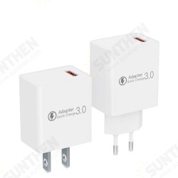 QC3.0 18W USB Charger Adapter Fast Charging For iPhone XS 11Pro Mi10 9Pro Note 9S Oneplus 8 Pro QC3.0 18W USB Charger Adapter Fast Charging For iPhone XS 11Pro Mi10 9Pro Note 9S Oneplus 8 Pro