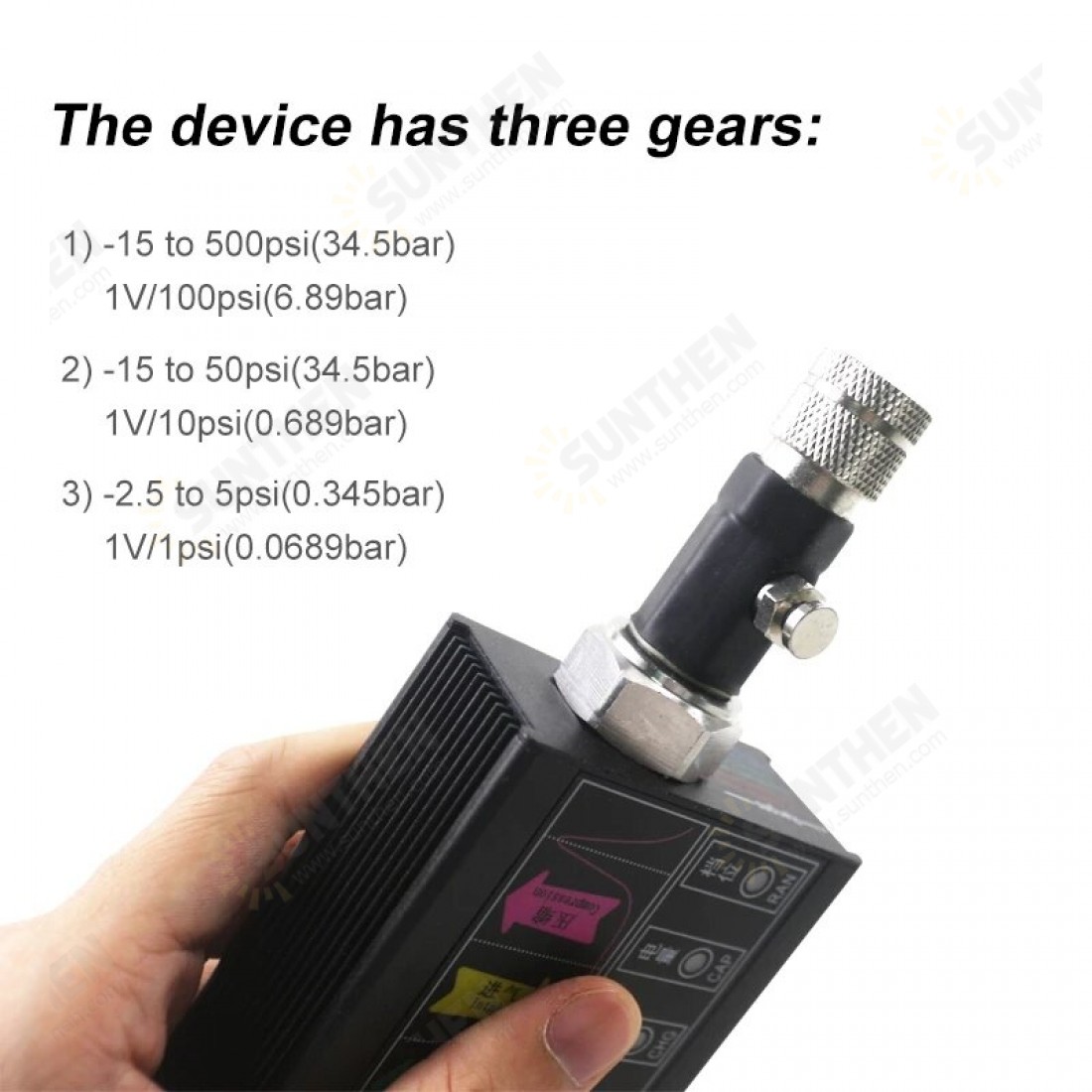 JH APT100 Auto Pressure Transmitter Oscilloscope Cylinder Exhaust Pressure Zero Calibration