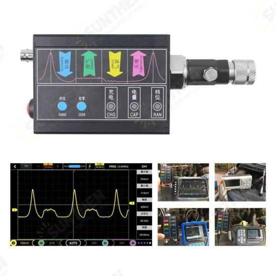 JH APT-100 Auto Pressure Transmitter Oscilloscope Cylinder Exhaust Pressure Zero Calibration Suitable for Various Oscilloscope