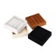 1 Pcs Ice Velvet Ring Earrings Display Stand Jewelry Tray Holder Storage Box