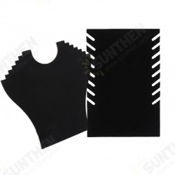 Velvet Necklace Chain Display Two Shaped Stand Cardboard Jewelry Holder Rack Velvet Necklace Chain Display Two Shaped Stand Cardboard Jewelry Holder Rack