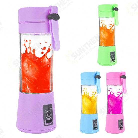 Portable Electric Juice Cup USB Electric Fruit Juicer Handheld Smoothie Maker Juice Cup USB Blender Charging Cable