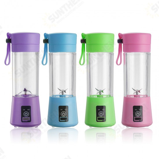 Portable Electric Juice Cup USB Electric Fruit Juicer Handheld Smoothie Maker Juice Cup USB Blender Charging Cable