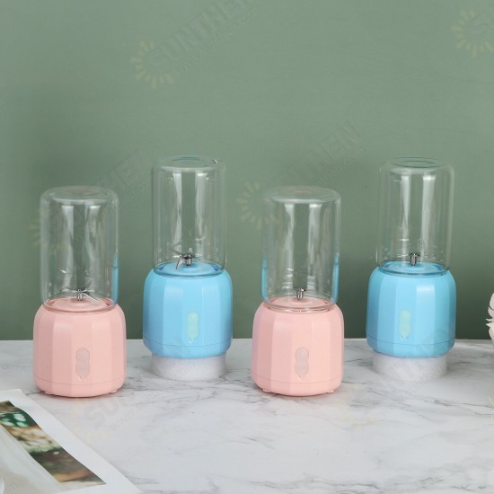 Portable Juicer Cup USB Rechargeable Blender Smoothies Mixer Fruit Kit 300ML 35W Portable Juicer Cup USB Rechargeable Blender Smoothies Mixer Fruit Kit 300ML 35W