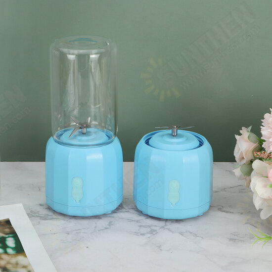 Portable Juicer Cup USB Rechargeable Blender Smoothies Mixer Fruit Kit 300ML 35W Portable Juicer Cup USB Rechargeable Blender Smoothies Mixer Fruit Kit 300ML 35W