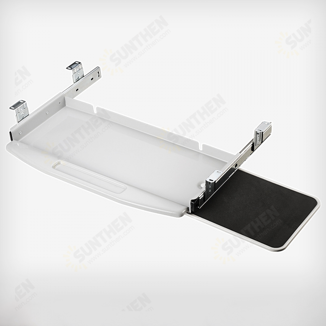 Metal Keyboard Tray Steel Keyboard Frame, Retractable Keyboard Tray