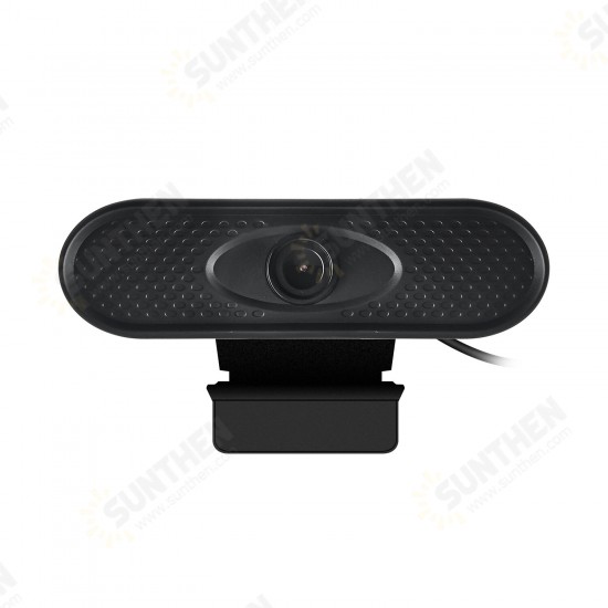 1080P HD USB Webcam Conference Live Manual Focus Computer Camera Built-in Omni-directional Micphone for PC Laptop