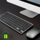 2.4G Wireless Rechargeable USB Receiver Silent Gaming Keyboard Mouse Kit Sets for Macbook