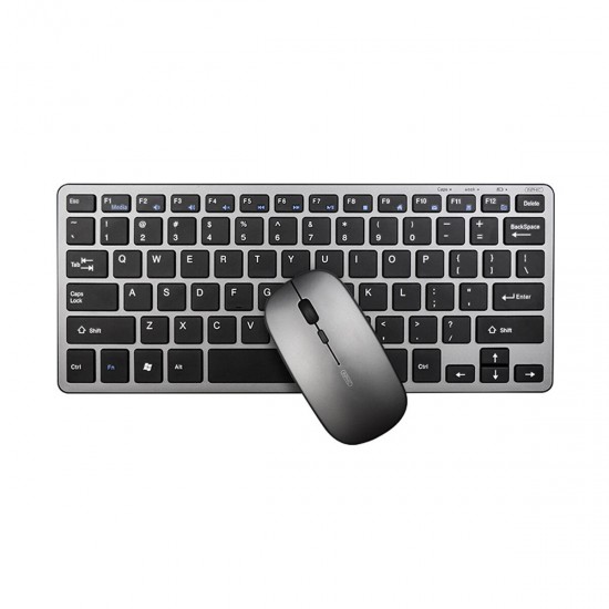 2.4G Wireless Rechargeable USB Receiver Silent Gaming Keyboard Mouse Kit Sets for Macbook