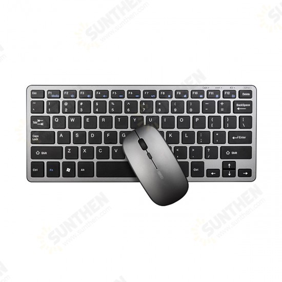 2.4G Wireless Rechargeable USB Receiver Silent Gaming Keyboard Mouse Kit Sets for Macbook