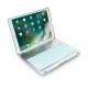 7 Colors Backlit Aluminum Alloy Wireless bluetooth Keyboard Case For iPad Air/iPad Air 2