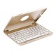 7 Colors Backlit Aluminum bluetooth Keyboard Kickstand Case For iPad Mini 2/iPad Mini 3