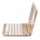 7 Colors Backlit Aluminum bluetooth Keyboard Kickstand Case For iPad Mini 2/iPad Mini 3