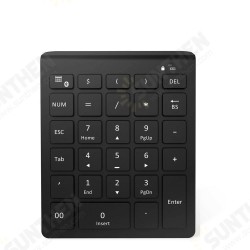 28 Keys Bluetooth Wireless Numeric Keypad Mini Numpad with More Function Keys Digital Keyboard For PC Accounting tasks 28 Keys Bluetooth Wireless Numeric Keypad Mini Numpad with More Function Keys Digital Keyboard For PC Accounting tasks